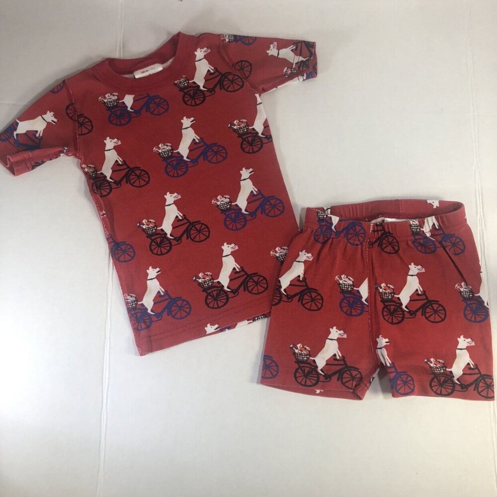 Hanna Andersson Size 100 4 Organic Short Jammies Set
